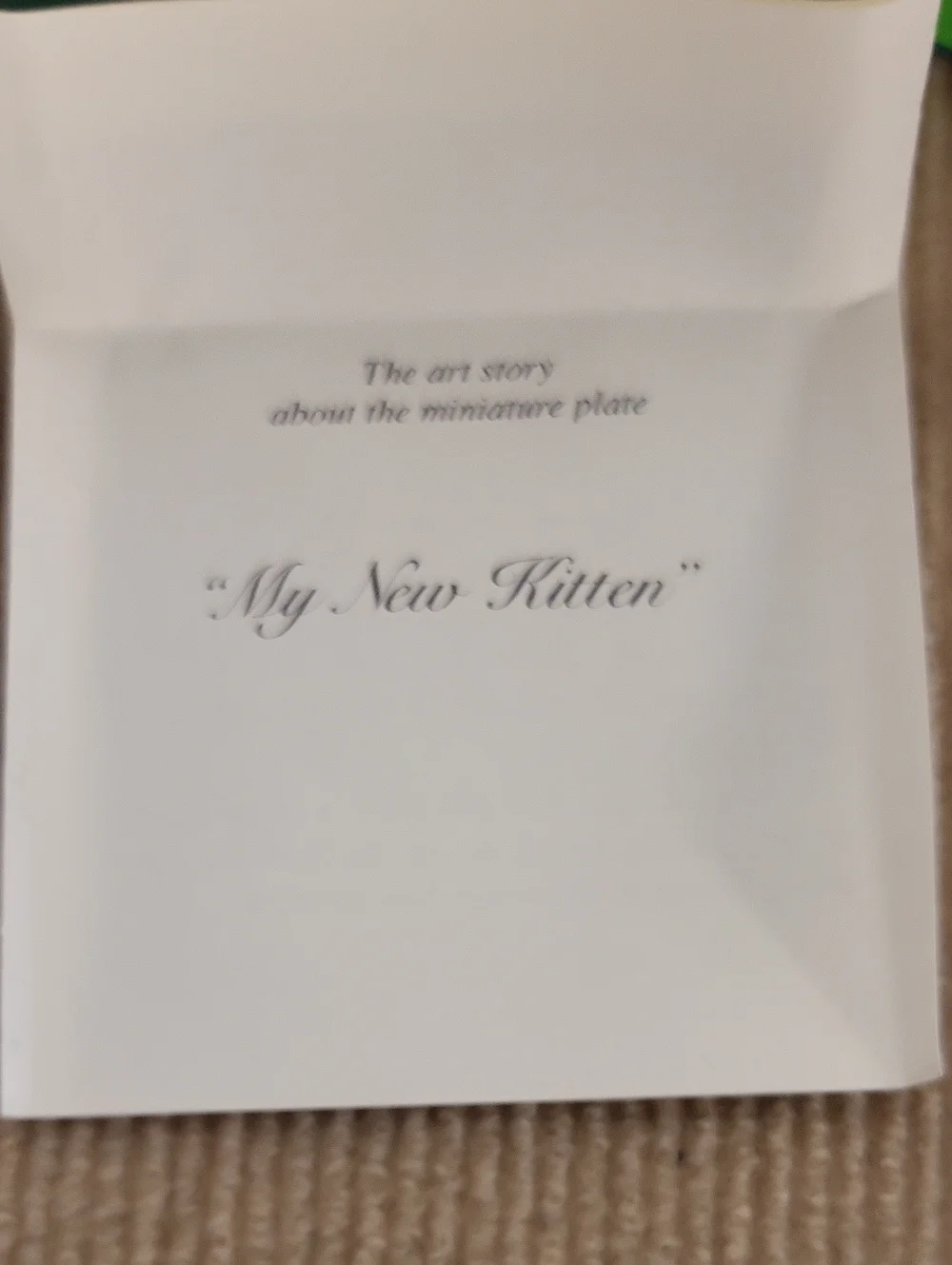 Donald Zolan Miniature Plate 